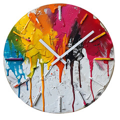 Wall clock PNG transparent background a necessary device for indicating time.