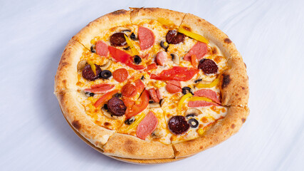 Italian pizza isolated