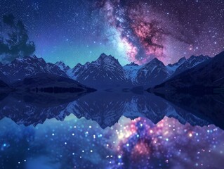Starry Night Reflection