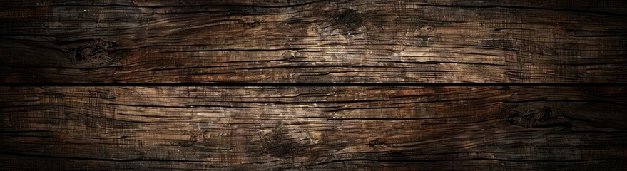 Rugged Dark Brown Wooden Texture