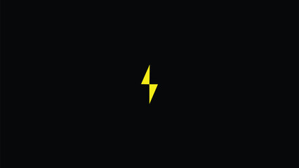 lightning icon vector, electricity icon illustration logo template for many purpose.Lightning bolt icon, vector.