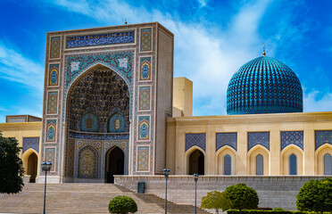 Sultan Qaboos Grand Mosque in Sohar, Oman - obrazy, fototapety, plakaty