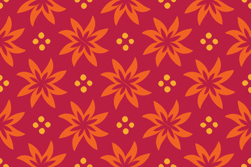 Naklejka na ściany i meble Very beautiful seamless pattern design for decorating, wallpaper, wrapping paper, fabric, backdrop and etc