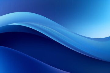  Sapphire Blue to Steel Blue abstract fluid gradient design, curved wave in motion background for banner, wallpaper, poster, template, flier and cover - obrazy, fototapety, plakaty