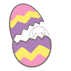easter egg with bunny