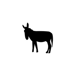 Donkey silhouette