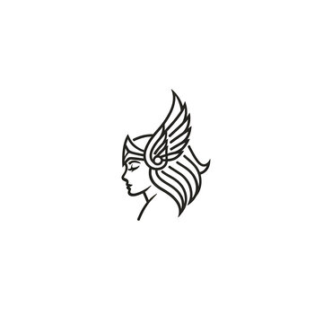 Valkyrie Icon 2D Logo