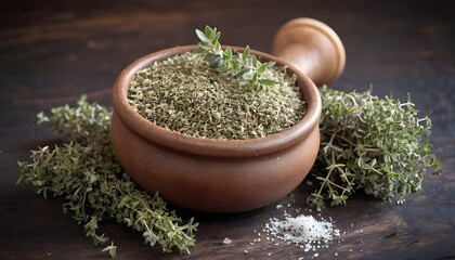 dry oregano and thyme