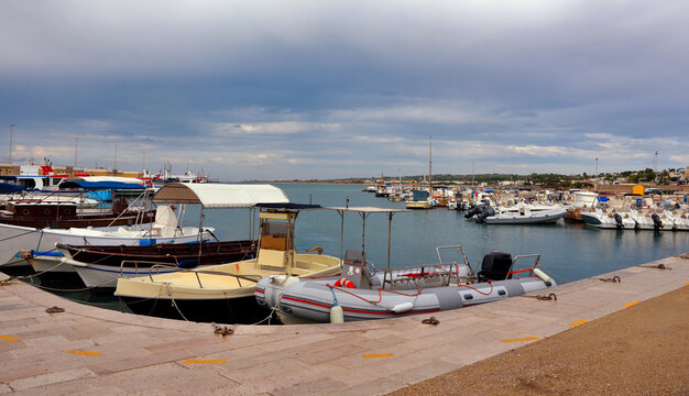 tourist port in torre vado Lecce Italy