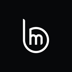 Monogram Lowercase B and M