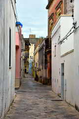 the historic center of presicce-acquarica lecce puglia italy
