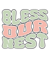 Retro, Spring  Craft Design. T-shirt Design. Illustration