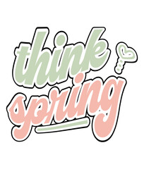 Retro, Spring  Craft Design. T-shirt Design. Illustration