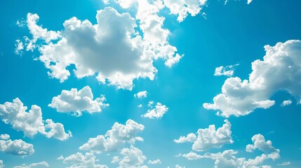 blue sky with white cloud background