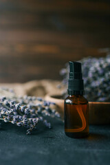 Natural cosmetic product with lavender