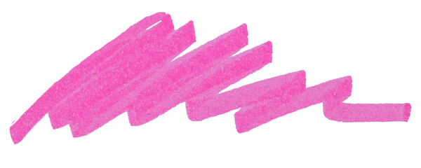 Transparent png of Stroke drawn with pink marker	
