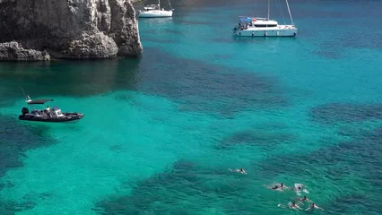 Foto op Plexiglas Malta, patrimonio cultural y hermosas playas. Archipiélago situado en el centro del Mediterráneo, sur de Italia, este de Túnez y norte de Libia.  © zsimo