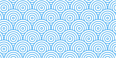 Fototapeta na wymiar Vector overlapping Pattern Minimal diamond geometric waves spiral transparent and abstract circle wave line. blue seamless tile stripe geometric create retro square line backdrop pattern background.