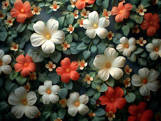 floral background
