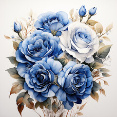 Watercolor Floral Design |PNG Photo