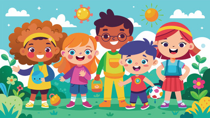 children color vector illustration 7.eps