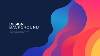 Modern dynamic stripes colorful abstract background design for business card, presentation, brochure, banner, wallpaper