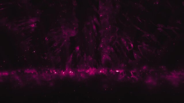 Pink Glitter Galaxy Background Animation.