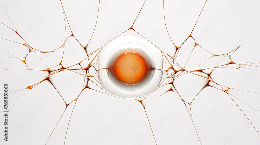 Poster the image is a colorful and abstract representation of a network of neurons. the neurons are represe