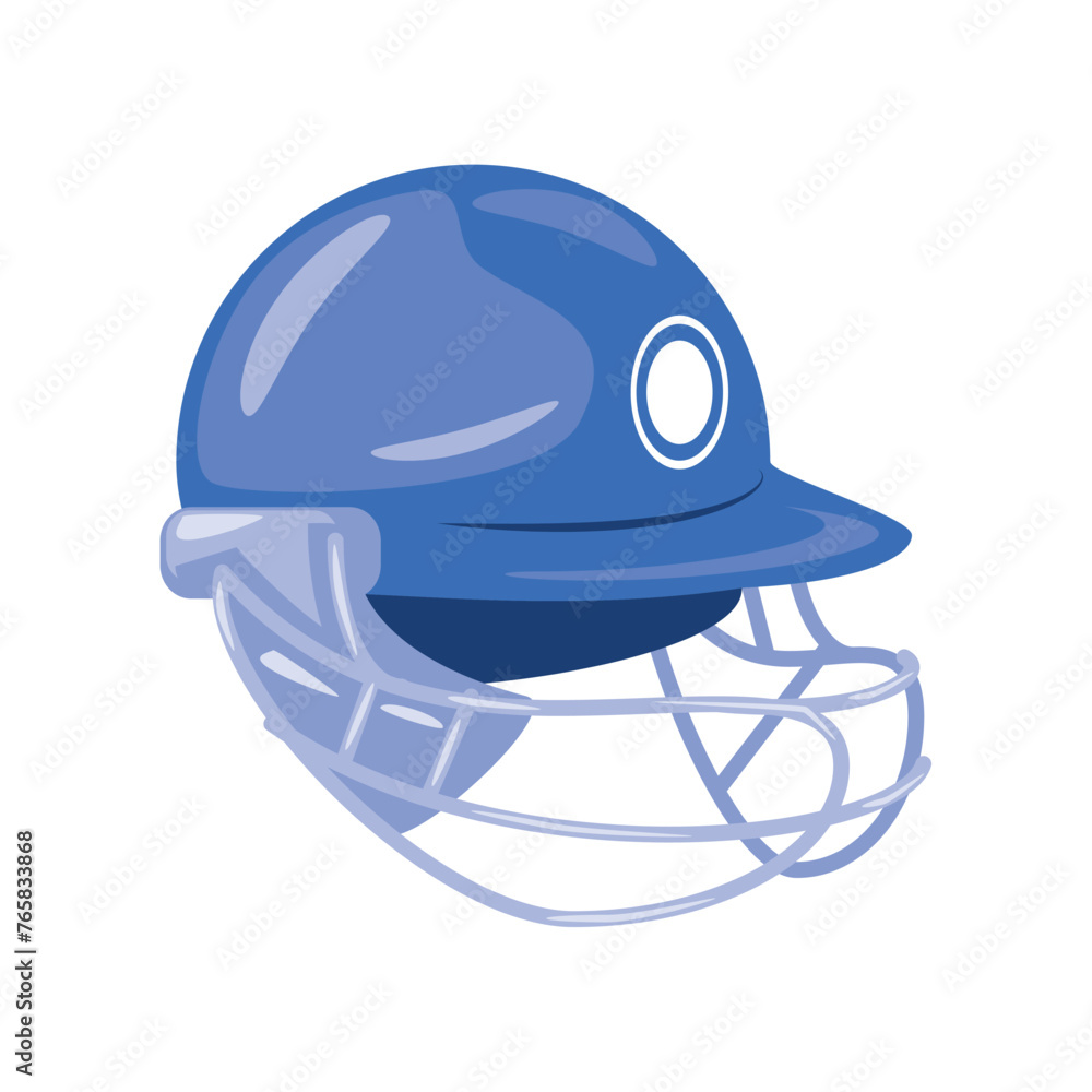 Sticker cricket headgear uniform