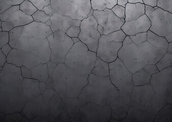 Grunge metal wall texture background, suitable for Halloween theme background, old cracks in cement, dusty old film effect texture, horror concrete imitation facade wall, generative AI	 - obrazy, fototapety, plakaty
