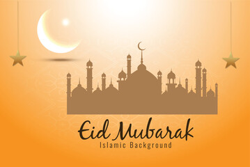 Eid Mubarak islamic banner Design