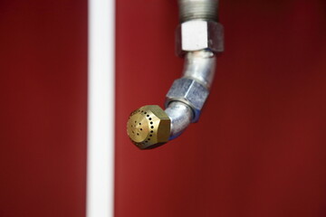 Fire extingushing sprinkler nozzle - automatic fire fighting equipment for industrial firefighting...