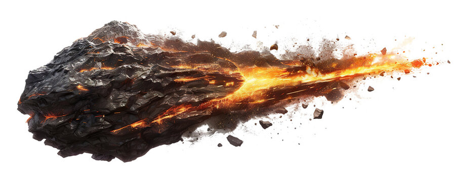 Flying meteor cut out
