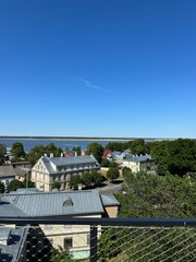 Fototapeta premium solar panels on the roof