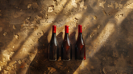 Wine bottles in the wine store, Generative AI - obrazy, fototapety, plakaty