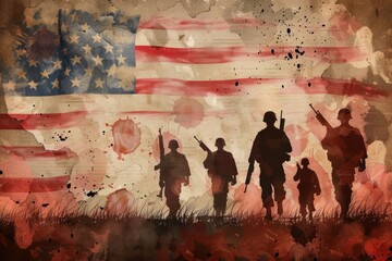 Veterans Day - obrazy, fototapety, plakaty