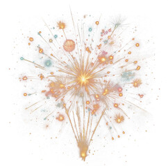 fireworks isolate PNG transparent background
