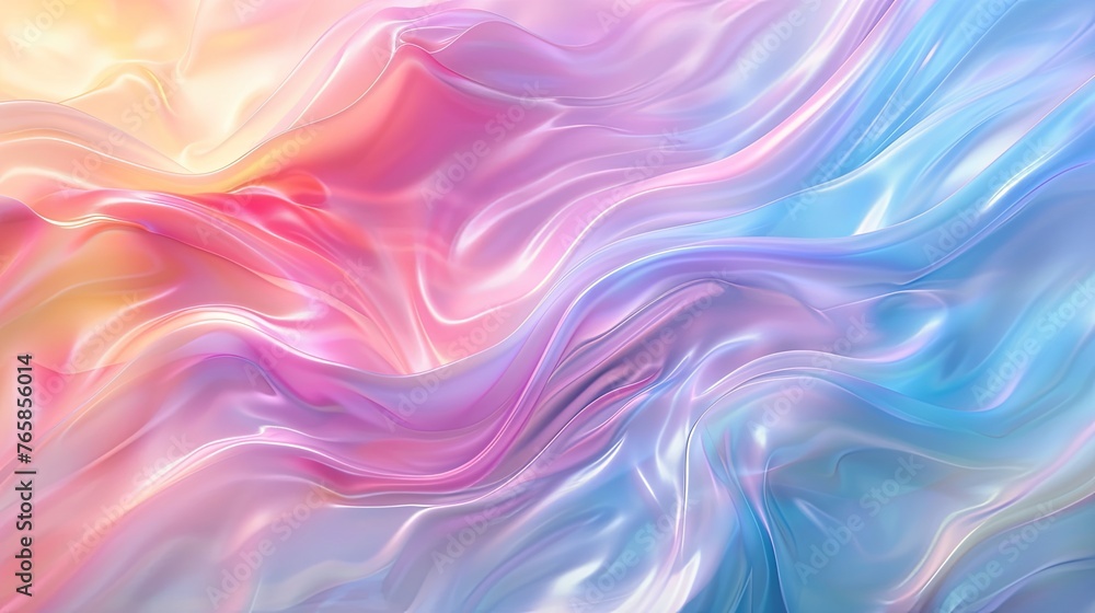 Poster abstract background with waves