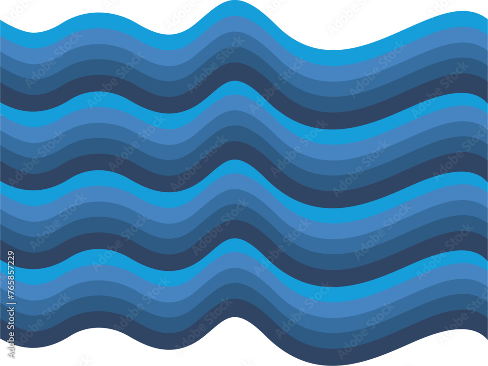 Poster composition of abstract planes and shapes with gradient blue as a background design in graphic visua