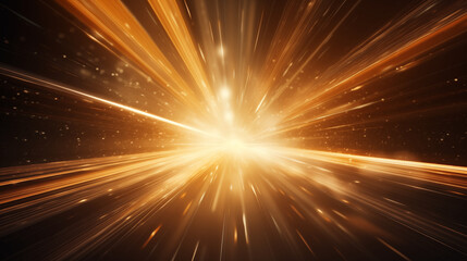 Fototapeta premium Bright light trails futuristic background