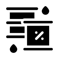 oil glyph icon