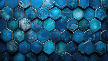 Blue wall texture background. Created with Ai