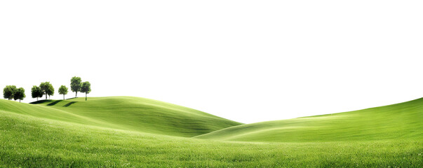 Green hills lanscape cut out © Yeti Studio