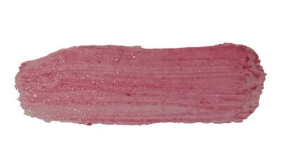 Vector brush with pink glitter