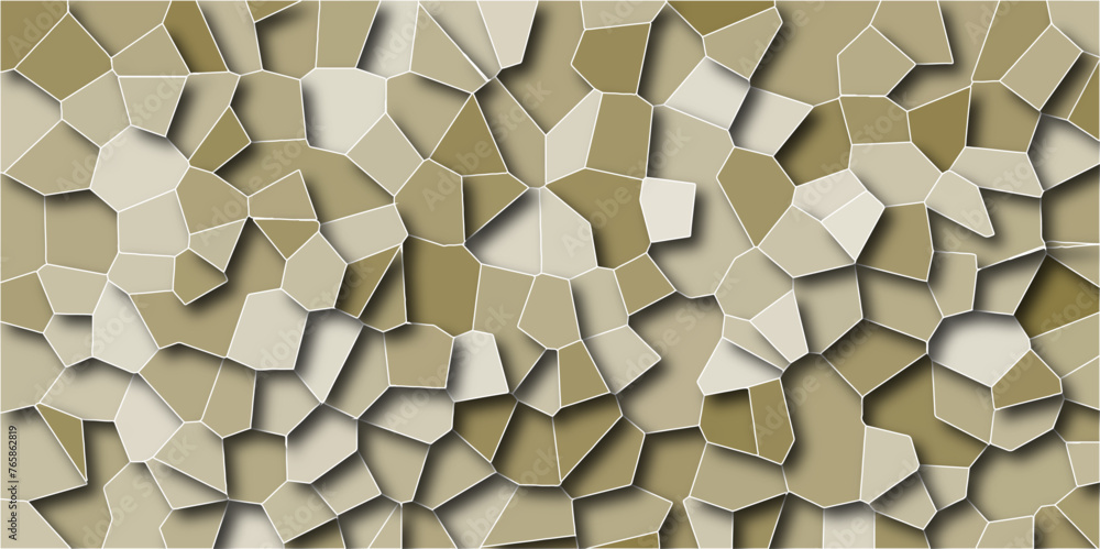 Poster multicolor broken stained glass background with white lines. aqua texture geometric modern creative 