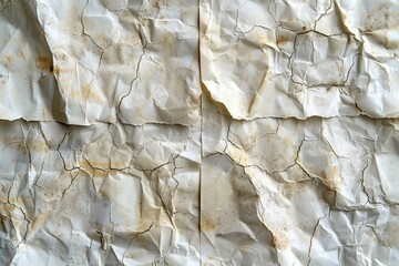 Crumpled handmade paper with a natural, organic feel and aged texture.
