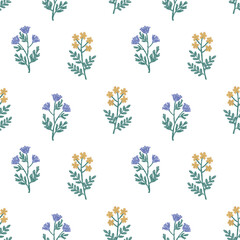 Seamless Floral repeat vector file flower pattern Boho floral design 
