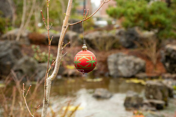 Christmas Ornament on Barren Branch