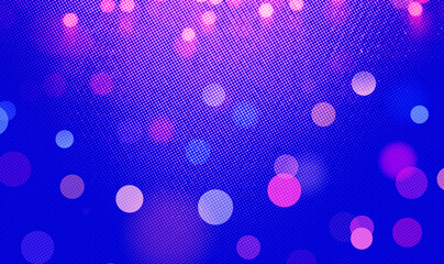 Blue bokeh background banner, for Party, greetings, poster, ad, events, and various design works
