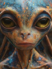 extraterrestrial art of the cosmic alien